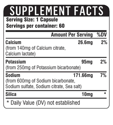 X: ALKALINE COMPLEX 60 Caps * Healthgevity Supplement - Conners Clinic